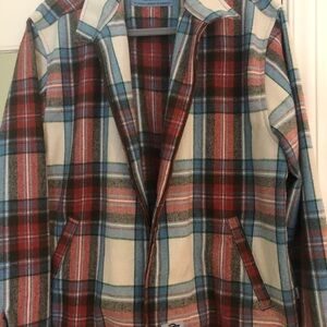 Dickies Construct plaid flannel jacket.